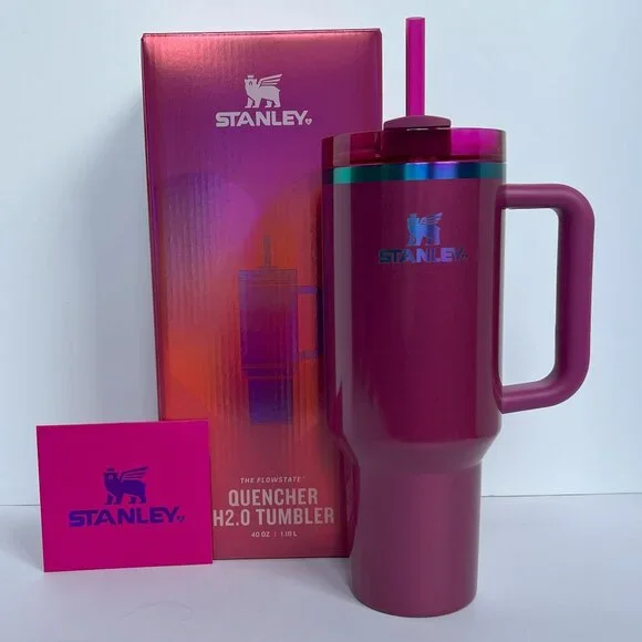 STANLEY Berry Truffle 40 oz Quencher Valentine's Day NEW IN BOX Limited Edition - Picture 1 of 16
